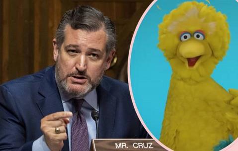 Big Bird Attacked By Ted Cruz &amp; Other Conservatives Over COVID Vaccine! For  Real! - Perez Hilton